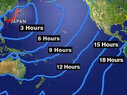 Japan Sendai Earthquake And Tsunami Visualization of Pacific Ocean