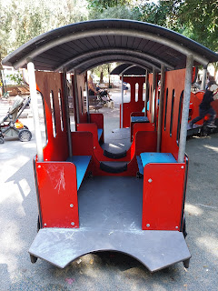 Parque de la Estacioneta, tren por dentro