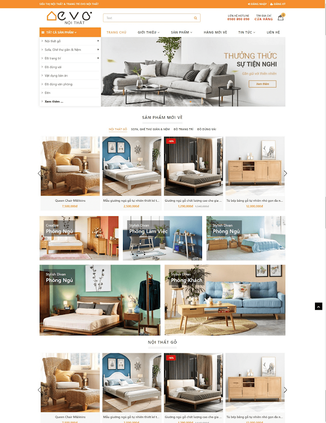free Giao diện web