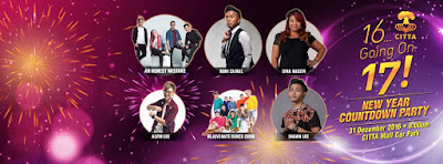 Upcoming New Year Countdown Party di Citta Mall