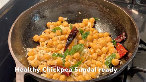 chickpea sundal