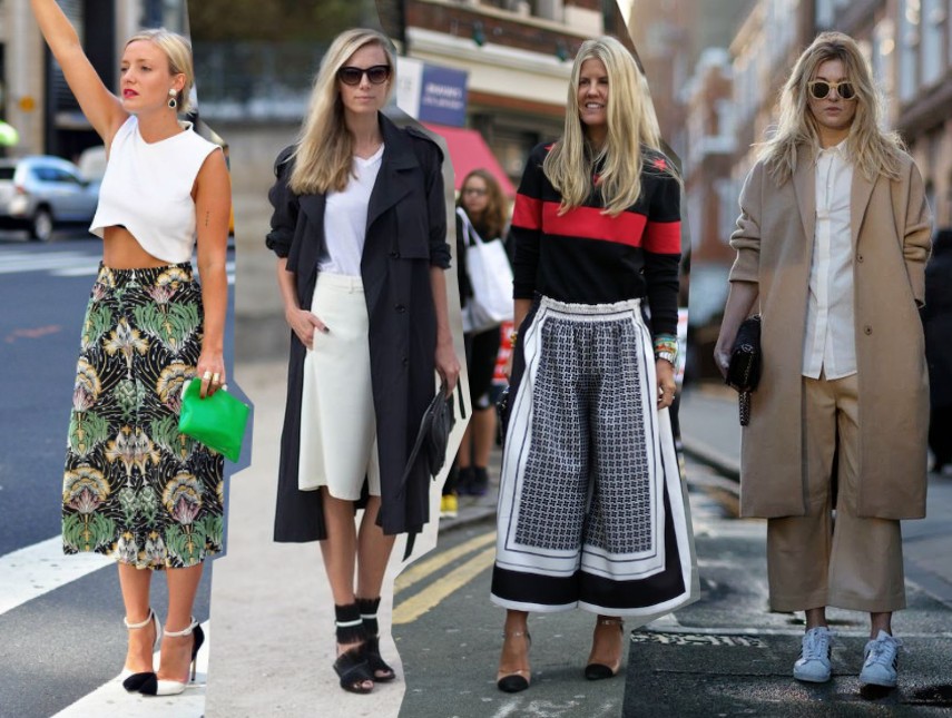 Ways To Wear The Culottes Pants Outfits 2014