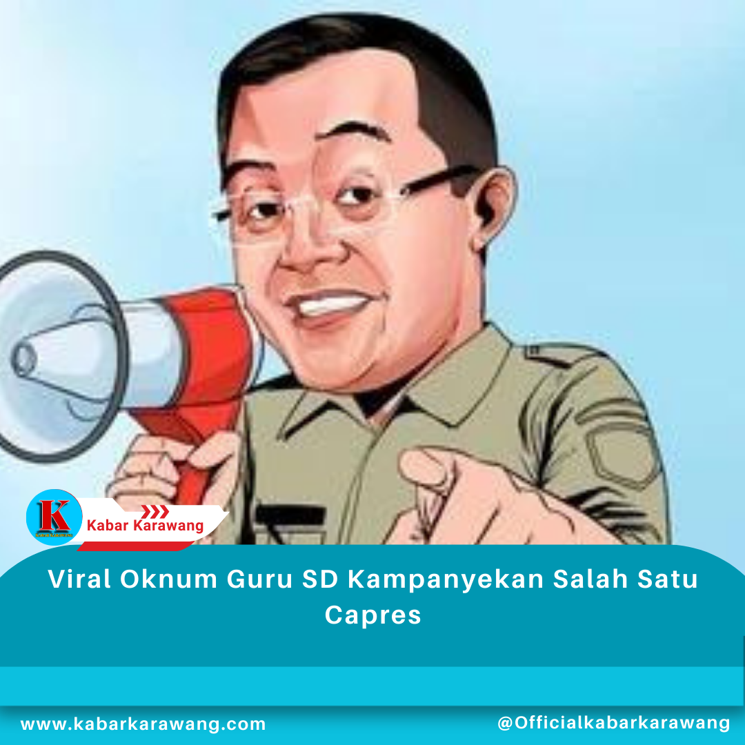 Viral Oknum Guru SD Kampanyekan Salah Satu Capres