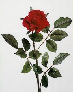 Rosa de crochê