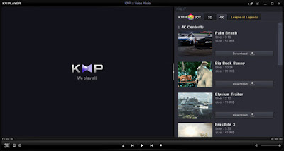 KMPlayer Supports 3D Videos