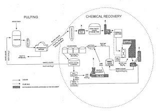 chemical reclaim pulp and paper process