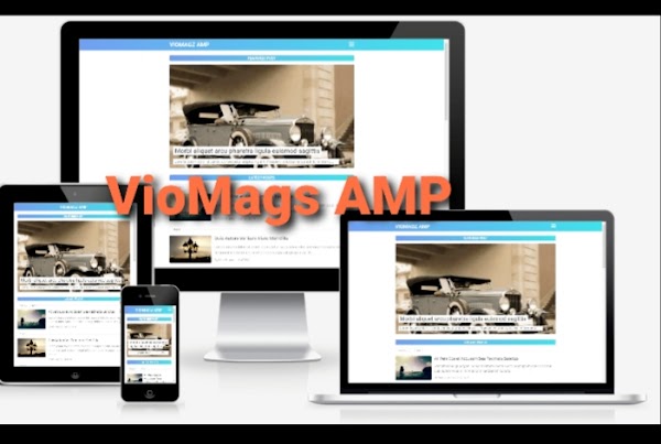 VioMagz AMP Premium Blogger Template