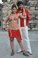 Anjali, navel, touch, by, hero