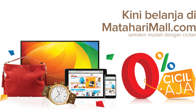 Cicilan murah 0% di mataharimall.com