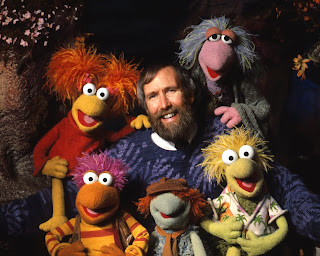 Jim Henson with the Fraggles!