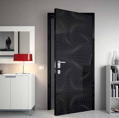 gambar desain pintu kamar rumah minimalis elegan