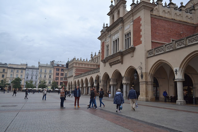 Cloth hall and Rynek Glowny, Krakow