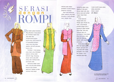  Sketsa  Muslima Serasi dengan Rompi 