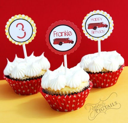 Truck Cupcake Toppers