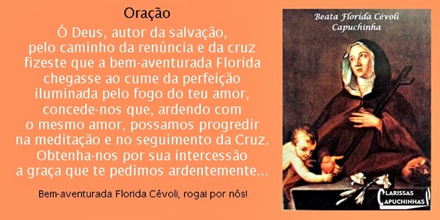 Monja Capuchinha Florida Cévoli: oração