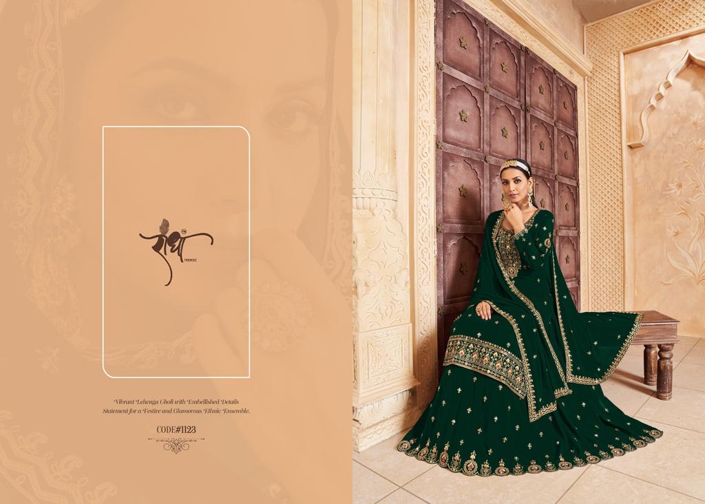 Butterfly Vol 3 Radha Trendz Georgette Embroidery Work Lehenga Style Suits