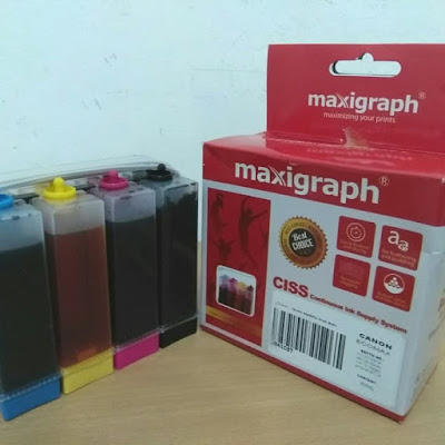 Tabung infus + tinta maxigraph