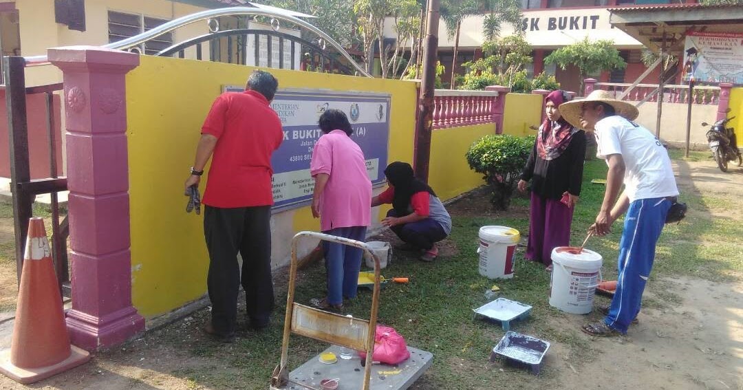  SEKOLAH  KEBANGSAAN BUKIT TAMPOI ASLI PROGRAM MENGECAT 