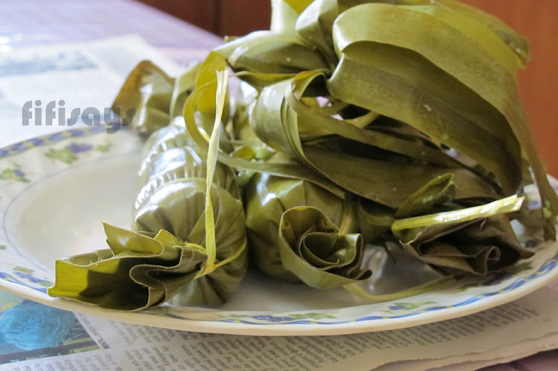 Kuih Lopes Ingredients - Pijat Uh