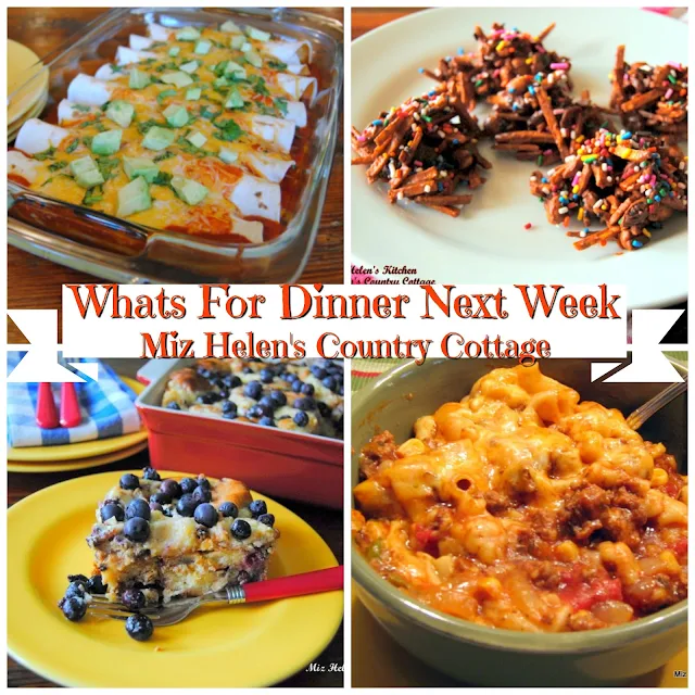 Whats For Dinner Next Week 2-3-19 at Miz Helen's Country Cottage