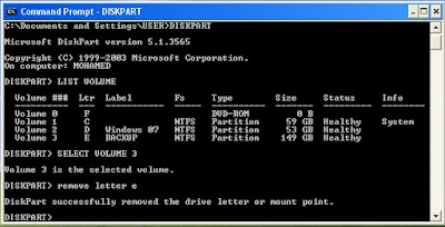 HARD DISK PARTITION HIDE AND UNHIDE