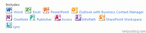 ms office professional plus 2010 package