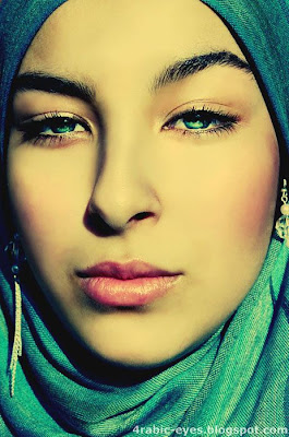 Green arabic eyes