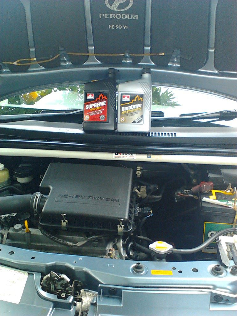 Perodua Myvi 1.3 Auto menggunakan Petro Canada Supreme 5w 