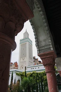 The courtyards, gardens and fountains of the Great Mosque of Paris, 1926, in the Latin Quarter, were inspired by the Alhambra.