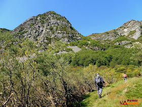 Llegando a la braña de Cuevas