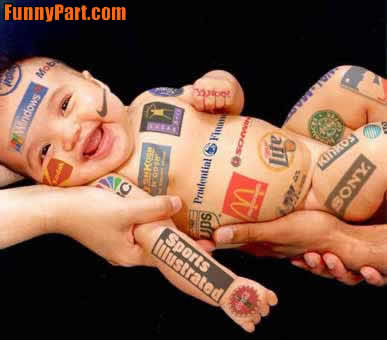 funny babies. Funny Branded Baby - Amazing