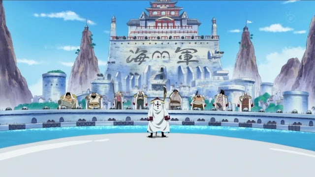 Whitebeard VS Marine - One Piece Wallpaper