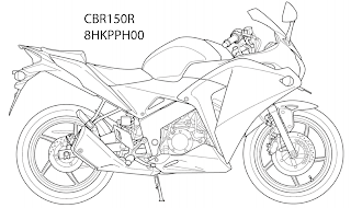 Jalur Soket ECM Honda CBR150R Kode 8HKPPH00 CBU Thailand