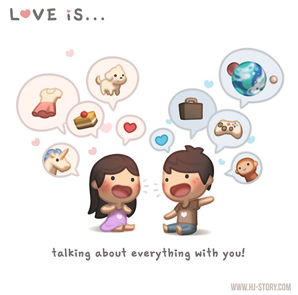 Husband’s Illustrations For Wife Capture Love At Its Simplest