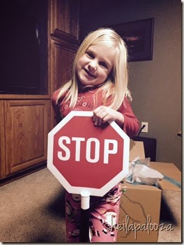 grace and stop sign