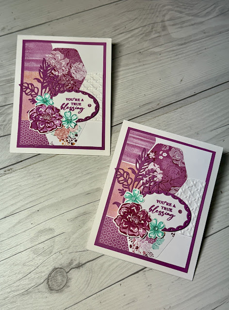 Floral Greeting Card using Stampin' Up! Unbounded Beauty Suite