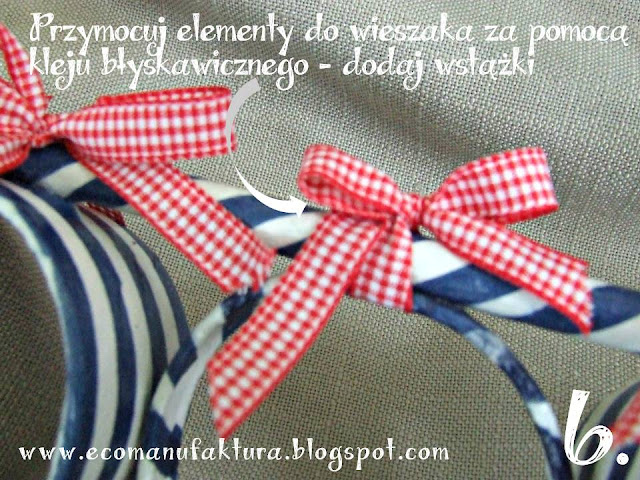 Wieszak na szale DIY tutorial eco manufaktura