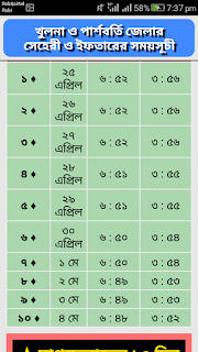 খুলনা জেলার সেহরি ও ইফতারের সময়সূচী ২০২০, খুলনা ও পার্শবর্তী জেলার সেহরি ও ইফতারের সময়সূচী ২০২০, সেহরি ও ইফতারের সময়সূচী ২০২০, সেহরি ও ইফতারের স্থায়ী সময়সূচী, সেহরি ও ইফতারের স্থায়ী সময়সূচী ২০২০