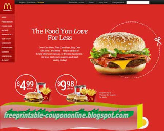 Free Printable Mcdonalds Coupons