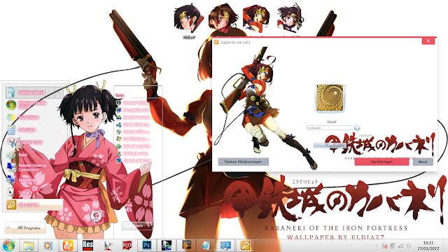 [Theme Win 7] Koutetsujou no Kabenari - Mumei by Eldiaz7