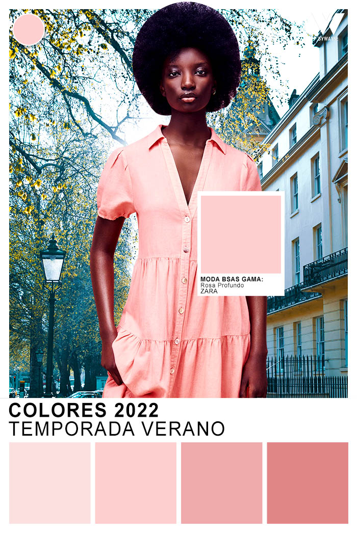 Rosa color de moda primavera verano 2022