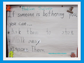 photo of: "Problem Solver" Suggestions for when someone is Bothering You Bulletin Board