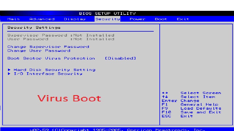 virus informaticos Virus de boot (bot_kill) o de arranque