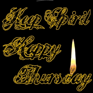 Happy Thursday Keep Spirit Display Picture BBM