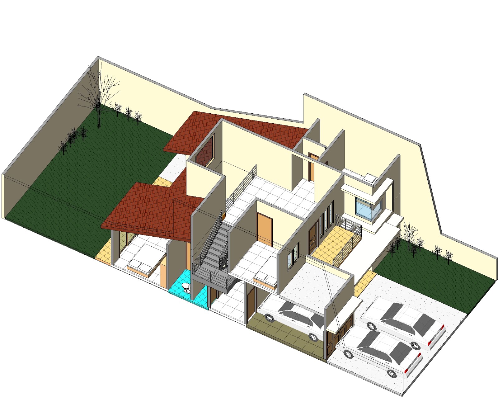 Lihat House Plans Small Type Affair 9 Model Rumah Ukuran 