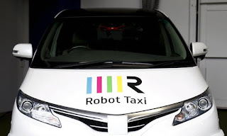 THE WORLD'S FIRST SELF DRIVING TAXI OUT