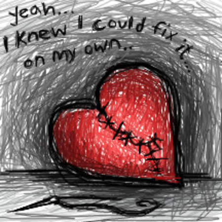 sad love quotes for broken hearts. a roken heart. sad love