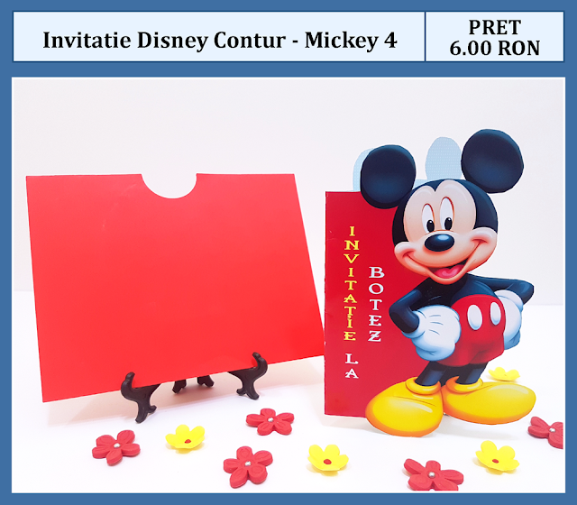 invitatii botez mickey mouse