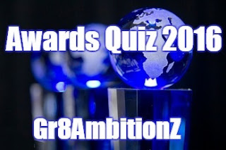 Awards of the year 2016 Quiz