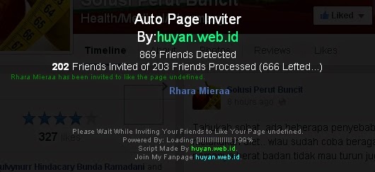 Auto Invite Fanpage Facebook Terbaru